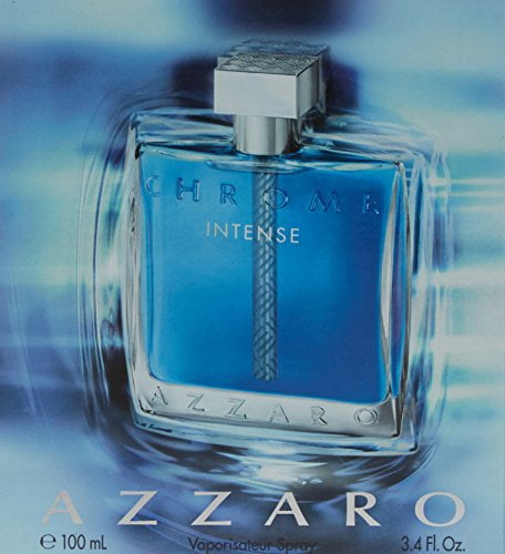 Azzaro Chrome Intense Cologne for Men, 3.4 Oz