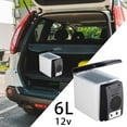 thumbnail image 1 of Refrigerador portátil para automóvil, congelador, refrigerador para vehículos recreativos de 6L, refrigerador para automóvil para conducción de camion CUTICAT Mini refrigerador del coche, 1 of 6