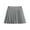 Girl Skirt-Gray, variant on KkSLirnhs 3-4 Years Girls' Summer School Pleated Skirt with Durable Fabric and Stylish Design Lightweight School Uniform Pleated Ruffle Scooter Skirt Black
