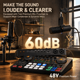 E2 Gen 2 Audio Mixer for Podcasting, Streaming, and Studio Recording ...