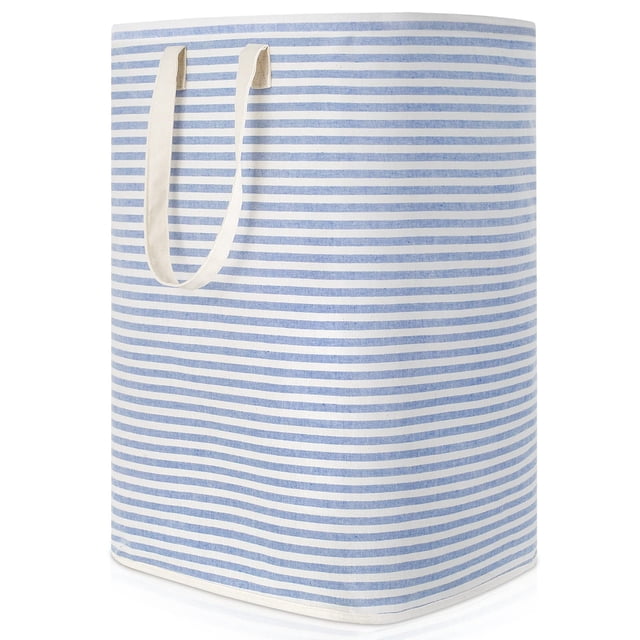 Cesto de ropa Lifewit, grande, plegable, 80 L, impermeable, azul