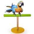 thumbnail image 2 of Parrot Stand Wood Acrylic Training Portable Parrot Perch Stand Bird Stand, 2 of 5