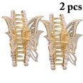 thumbnail image 2 of Bangcool Pinces à Cheveux Papillon 2PCS Strass Faux Cheveux de Perle Pinces à Cheveux Pinces à Cheveux, 2 of 10