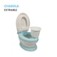 thumbnail image 4 of Baño Entrenador Bacinica The Baby Shop  FG-342 con tapa y asiento acojinado Azul, 4 of 8