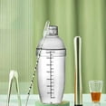 thumbnail image 4 of XiYing Plastic Cocktail Shaker with Measuring Scale, Transparent Abs Bar Mixing Tool for Party, Home, Bar Use, 3-Piece Set, 4 of 6