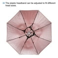 thumbnail image 4 of Uxcell 20" Sombrero Paraguas de Pesca Plegable para Sol y Lluvia, Rojo, Paquete de 2, 4 of 6