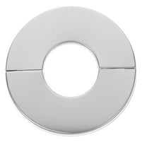 Stainless Steel Pipe Flange Cover Plumbing Plates Wall Split Flange Round Pipe Cover Ceiling Plate 1 Set