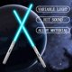 thumbnail image 3 of Light Up Saber - Sable de luz con empuñadura de metal con efectos de sonido Juguetes de cosplay para niños Hugtrwg Para estrenar, 3 of 8