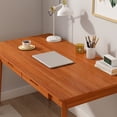thumbnail image 7 of MONSLIPA Industrial Modern Wooden Desk with Storage Drawers, Office Computer Desk and Home Office Desk with Sturdy Wood Legs, 47" Long (Walnut), 7 of 7