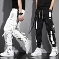 thumbnail image 4 of Hip Hop Pantalones Hombre Streetwear Cargo Jogger Pantalónpangjing, 4 of 4