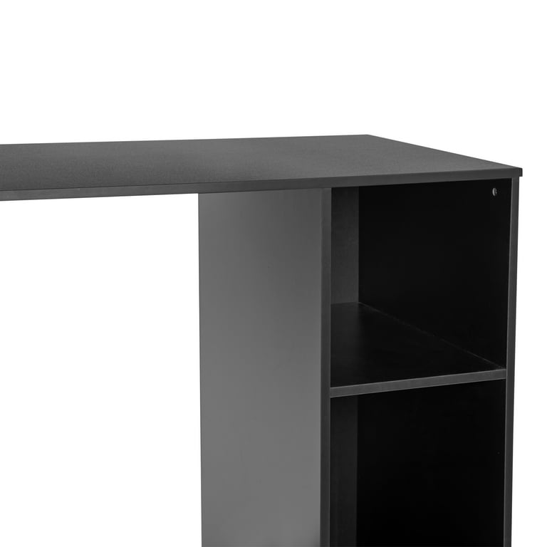 Emma + Oliver Small Dorm Mini Fridge Stand with Dual Side Cubbies