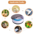 thumbnail image 2 of Farms Nurture Right Incubator | Egg Incubator for Hatching Chicks | Poultry Hatcher Machine with Humidity Display for Hatching Chickens Quail Duck Goose Turkey  |  White & Blue,  9 Eggs, 2 of 7