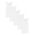 thumbnail image 1 of Hanes Toddler Boys Tank 5-Pack, 4, White, 1 of 2