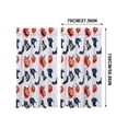 thumbnail image 3 of Halloween Kitchen Curtains 28x59 Inch 2 Panels, Washable Polyester Short Window Curtain with 2D Halloween Print, Light Filtering Bedroom Bathroom Decor, 3 of 6