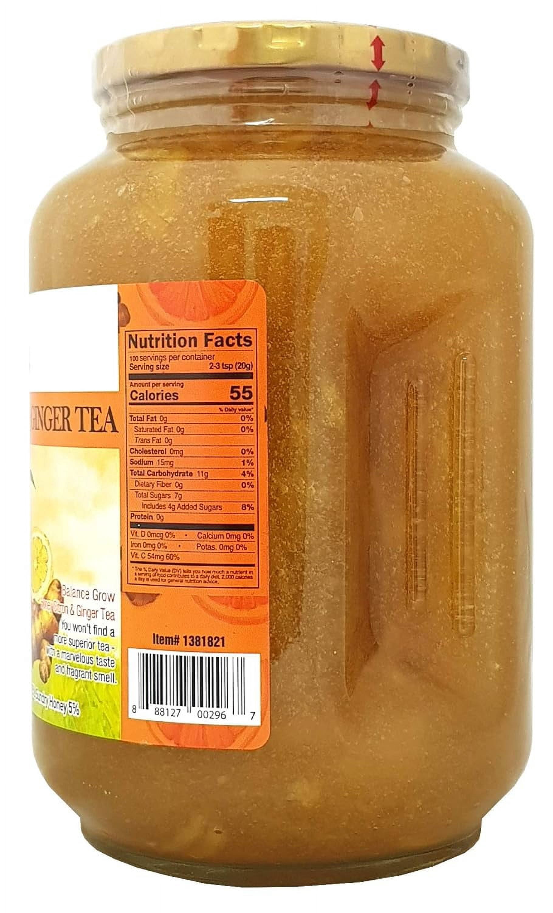 Balance Grow Honey Citron & Ginger Tea, 70.55oz (4lbs/2kg), 1 Count