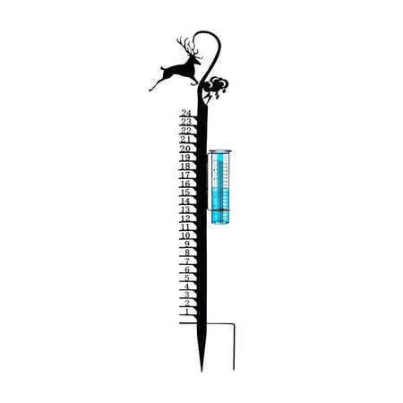 

OAVQHLG3B Snow Gauge Rain Gauge Outdoor Dual-Purpose Gauge for rain and Snow Measurement Snowflake and rain gauges Decorative for Yard Garden Lawn