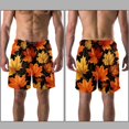 thumbnail image 3 of luoweisi Men's Beach Shorts Quick Dry Swim Trunks with Mesh Lining Maple Leaf S, 3 of 5