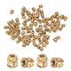 thumbnail image 1 of Uxcell 100-Pack Insertos Roscados - Tuercas de Inserción de Latón M1 x 2mm 2mm OD, 1 of 6