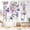 00 Purple Butterfly Leaves, variant on dinii Farmhouse Rooster Kitchen Boho Rustic Curtains Tier, Rod Pocket Panels for Living Room,Kitchen, Bathroom and Cafa, 27''''W x 24'''' L, 2 Panels,Red