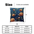 thumbnail image 5 of Snail Set of 2 Velvet Throw Pillow with Unique Patterns - 16x16, 18x18, 20x20 Inches for Various Occasions - Pillows Covers Throw Pillow Inserts Pillow Inserts, 5 of 6