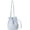 Blue, variant on Women's Hobo Bag PU Leather Shoulder Bag Bucket Armpit Purse Pleated Handbag Totes Drawstring Top Handle Bag