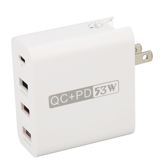 QC 30 Wall 4 puertos de carga USB USB C Wall Tecnología avanzada Fuerte compatibilidad Carga rápida para oficina
