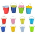 thumbnail image 3 of SHISUYAN 6 Pcs Iron Hanging Flower Pots for Garden Use Bright Assorted Color 5.6x5.6x4cm, 3 of 8