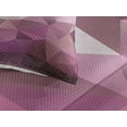 thumbnail image 3 of Ambesonne Abstract Quilted Coverlet 3 Pcs, Triangle Diamond Shape, King Size, Rose Dried Rose Pink, 3 of 4