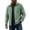 Green, variant on Hulanddfd Mens Jacket Zip Up Collared Coat, Lightweight Long Sleeve Outerwear with Pockets, Casual Spring Top