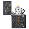 thumbnail image 5 of Zippo Logo Design Black Matte Pocket Lighter, 5 of 6