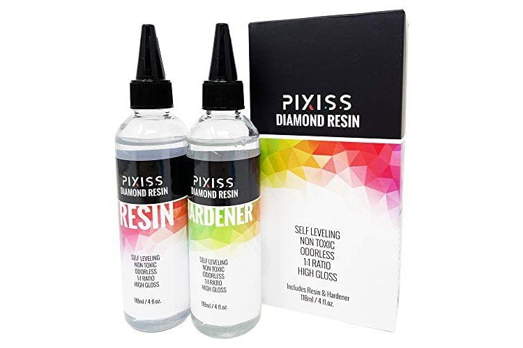 Epoxy Resin Crystal Clear Casting Resin for Epoxy and Resin Art  Pixiss Brand Easy Mix 1:1 8-Ounce  Resin for Tumblers, Jewelry Resin, Molds