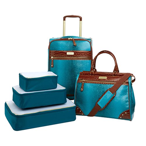 peacock luggage set