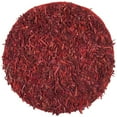 thumbnail image 5 of SAFAVIEH Mariam Leather Shag Runner Rug, Red, 2'3" x 11', 5 of 9