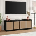 thumbnail image 5 of Evelyn&Zoe Pryce Rectangular TV Stand for TV's up to 78", Black Grain, 5 of 9