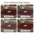 thumbnail image 7 of ODIKA 4'x6' Washable Area Rug Stain Resistant, Low Pile, Easy Care Web Gothic Arch With Spider Emblem And Vintage Scroll Border for Dorm Room, Small Living, 7 of 7