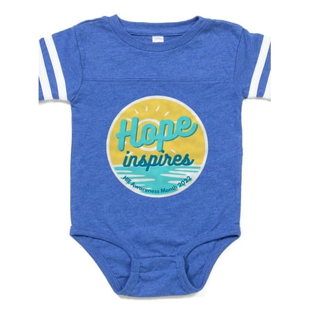 

CafePress - Hie Awareness Month 2022 - Cute Infant Baby Football Bodysuit