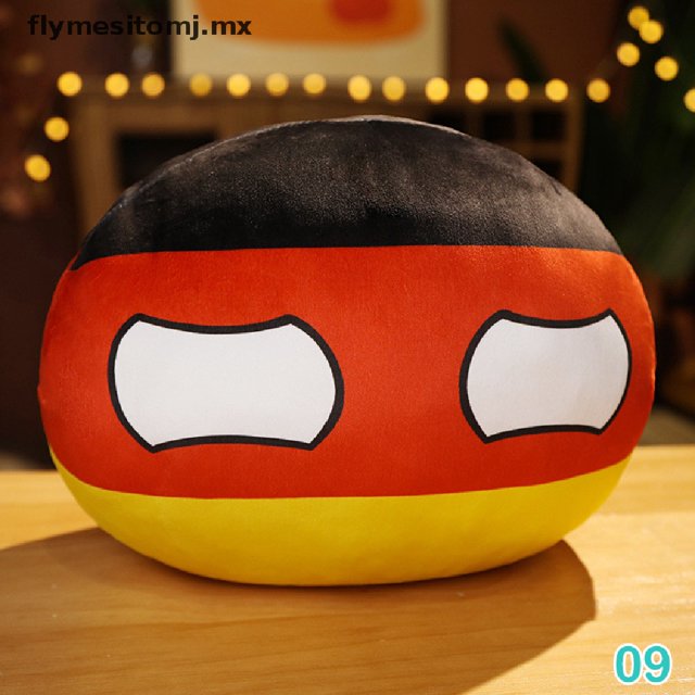 flymesitomj 10cm Pelota De Campo Juguete De Peluche Polandball Colgante Countryball Muñeca Infantil MX