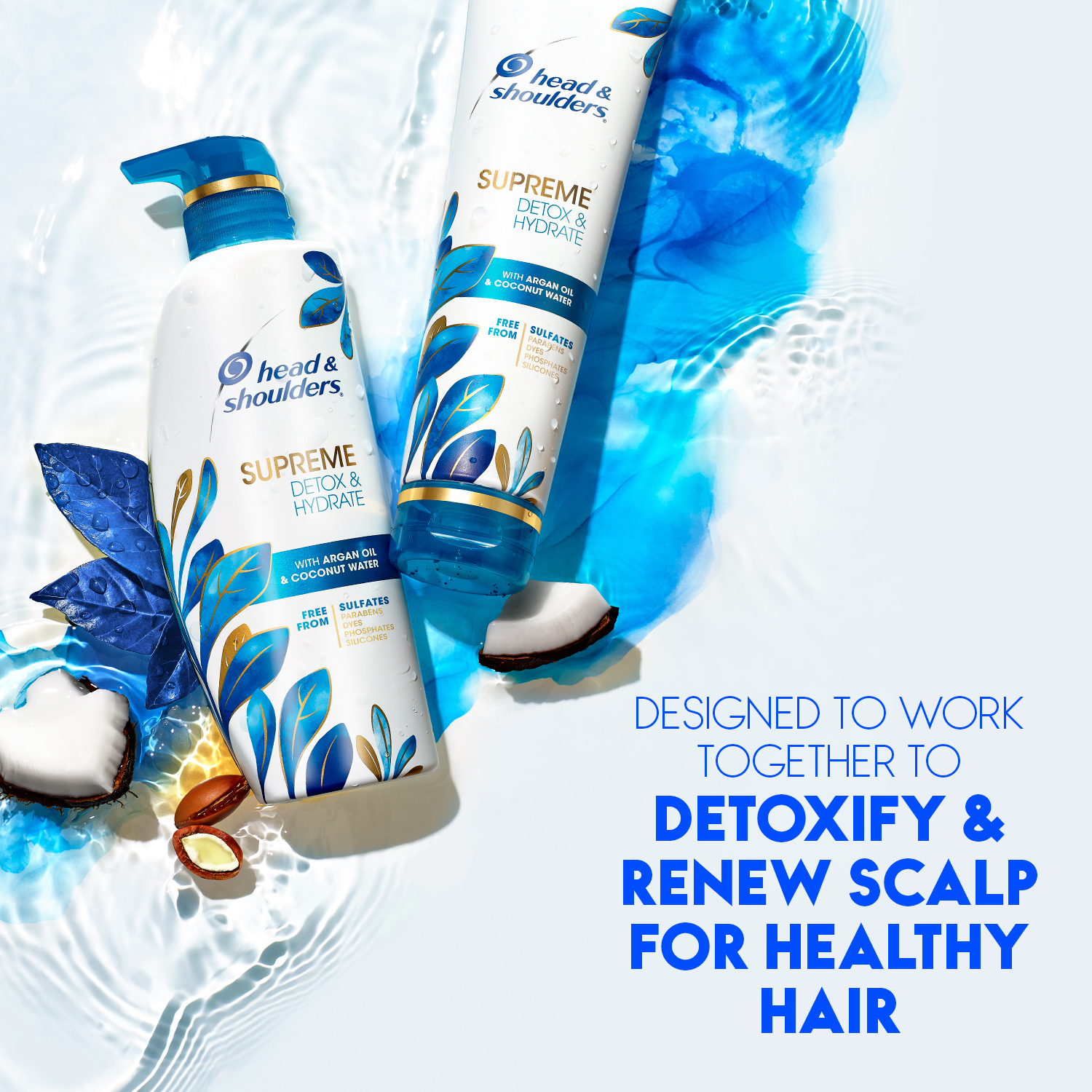 Head & Shoulders Supreme Conditioner, Detox and Hydrate, for All Hair Types, 9.4 fl oz - image 5 of 10