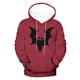 thumbnail image 5 of Sudadera con capucha de Halloween para hombre, informal, de moda, con cuello redondo, estampado, manga larga, blusa de poliéster, 5 of 5