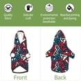 thumbnail image 6 of Cauagu Geometric Elements Pattern Winter Pet Hoodie Sweatshirts- Dog Hoodie Sweater with Leash Hole - Cute Dog Hoodie - Pet Clothes Puppy Cat Custume -Medium, 6 of 8