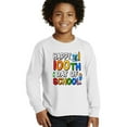 thumbnail image 2 of Wild Bobby Happy 100th Day of School Cute Pencil Marker, 100 Days of School 2024 2025 Design for Kids Youth Boys Girls School Youth Longsleeve Shirt, 2 of 6