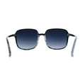 thumbnail image 4 of Womens Classy Thin Plastic Large Rectangle Simple Fashion Sunglasses Purple - Navy, 4 of 4