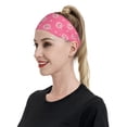 thumbnail image 3 of Goofa Cartoon Pigs and Hearts Pattern Sweatbands Sports Headband for Men & Women,Moisture Wicking Athletic headband,Breathable Sweatband,Sports accessories,Workout gear, 3 of 9