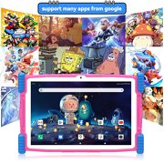 Kid tablet,Android 15 tablet,10 Android Kids Tablet 8GB+64GB, Kid-Proof Case with Kickstand, Quad-Core 1.6