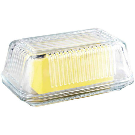 Generic Home Basics Glass Butter Dish