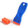 thumbnail image 1 of Plastic Scraper Ceramic Glass Scraper Does Not Scratch The Surface Very Durable Razor Blade Scraper With 10pcs Plastic Razor Blades For Removing Stick, 1 of 5