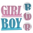 thumbnail image 4 of 2Pcs Party Letter Modeling Decor Baby Shower Party Decor Gender Reveal Adornment, 4 of 4