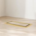thumbnail image 1 of Zion Flush Mount Floor Register 4" x 10" Gold, 1 of 4