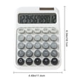 thumbnail image 5 of Sylvtty Mechanical Switch Calculator 12 Digits Large LCD Display Desktop Calculator Ergonomic Design Calculators for Teachers Students Office Home School, 5 of 7