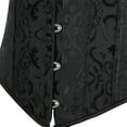 thumbnail image 4 of Grebrafan Corset Graduation Party Lace Off Shoulder Bustier Black 2XL, 4 of 5